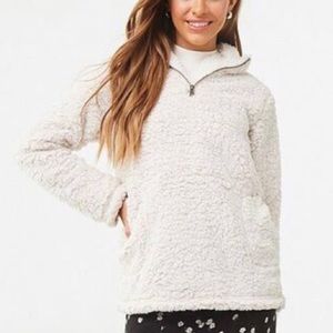 Faux Shearling Pullover